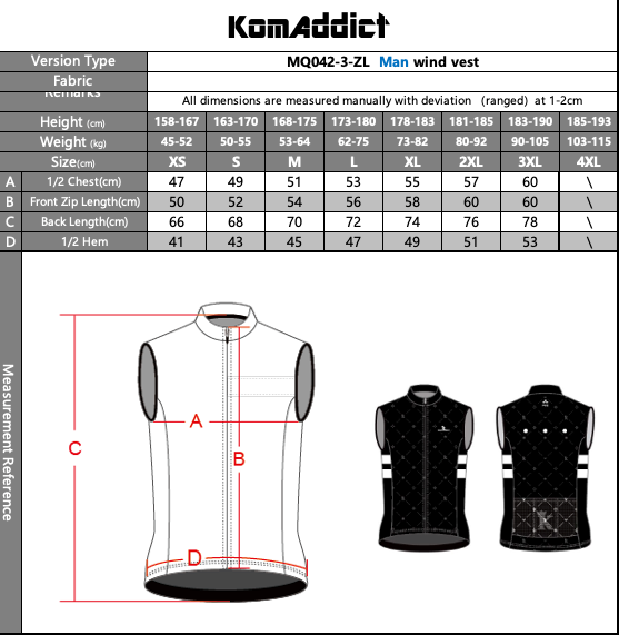 Body wind veste homme