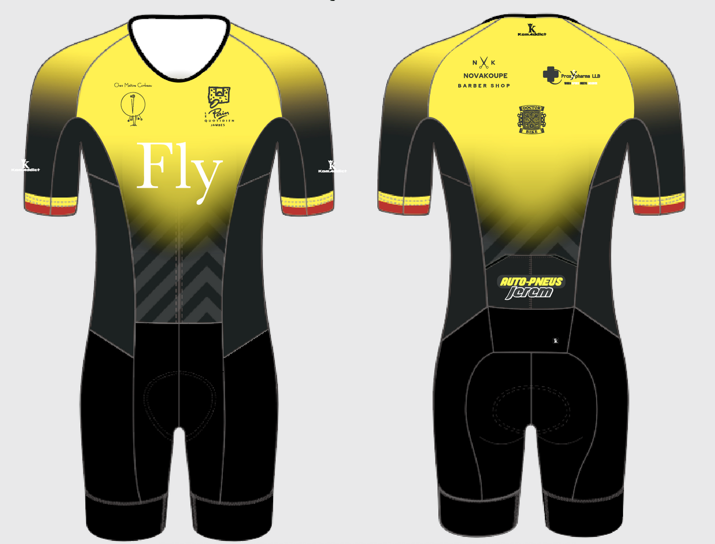 Pro aéro Trisuit MC  homme
