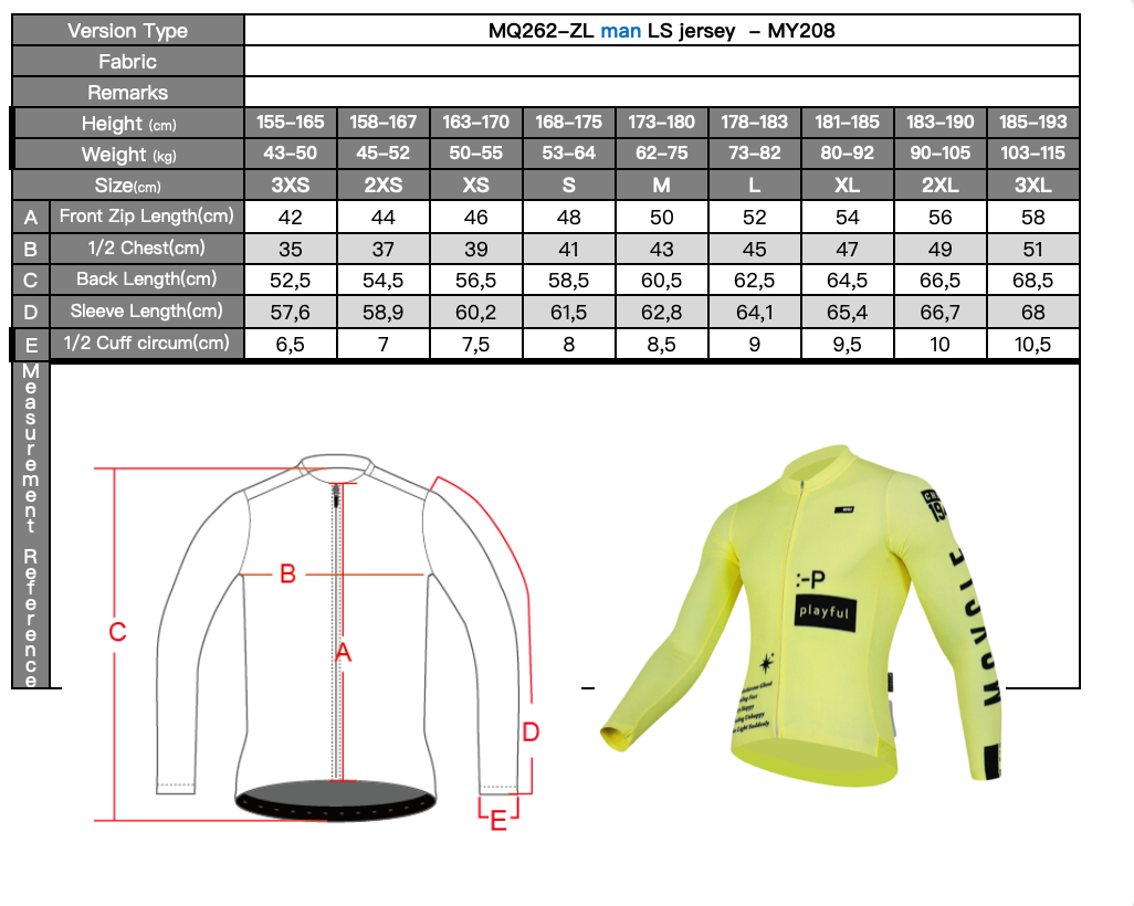 Jersey Wind LS Homme